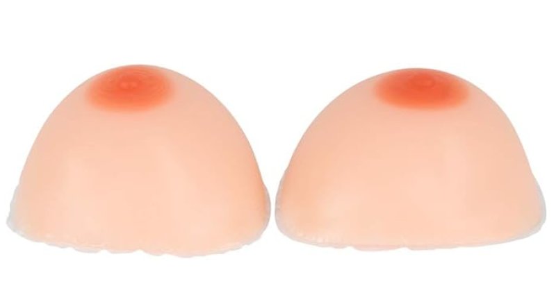 Cottelli Silicone Breasts 600g Pair Natural Skin Tone Up to 2 Cup Sizes Bigger