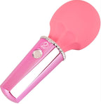 Mini Wand Berry Massage Wand with 10 Vibration Modes, Flexible Silky Soft Head, 12.7 cm Compact Size