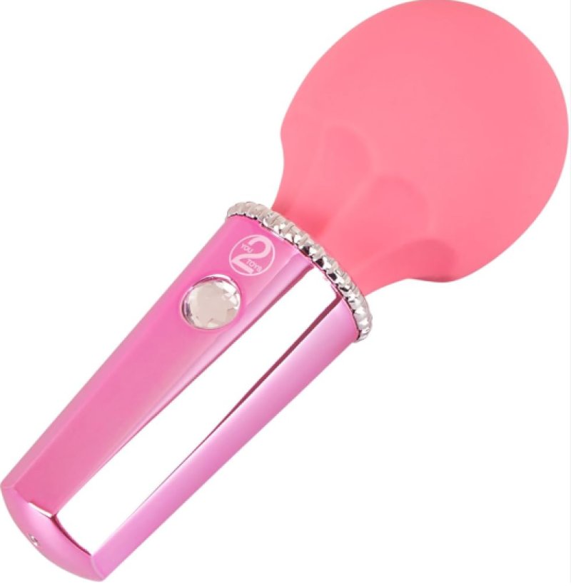 Mini Wand Berry Massage Wand with 10 Vibration Modes, Flexible Silky Soft Head, 12.7 cm Compact Size