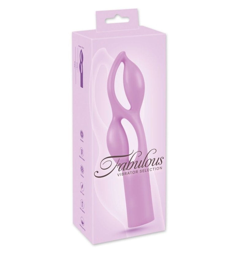 Fabulous Vibrator Purple Dual Motor Silicone Vibrator