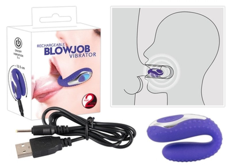 Rechargeable Clip-On Blowjob Vibrator – 5 Vibration Modes Vibrator