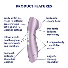 Satisfyer Pro 2+ G2 Clitoral Stimulator Violet