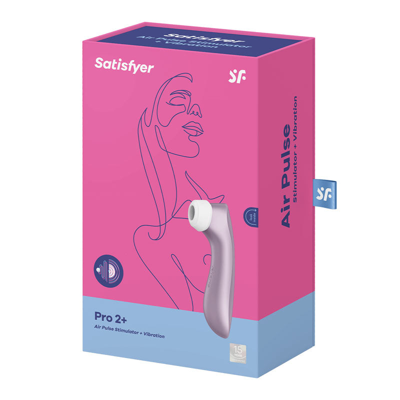 Satisfyer Pro 2 Plus Vibration Clitoral Stimulator – Splash-Proof Clitoral Massager Device > Sex Toys For Ladies > Air Pulsation