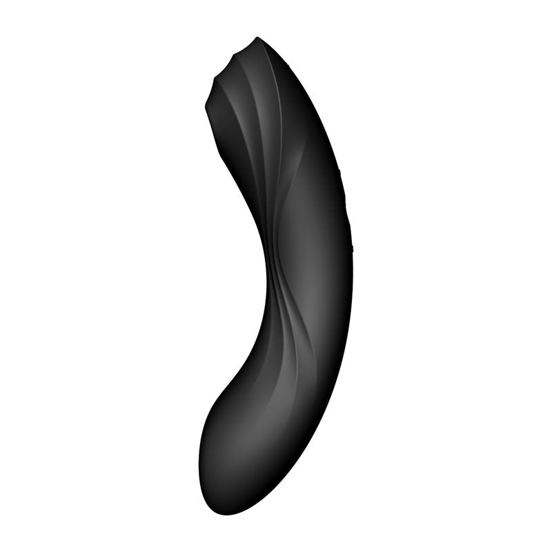 Satisfyer Curvy Trinity 4 Insertable Air Pulse Vibrator Black