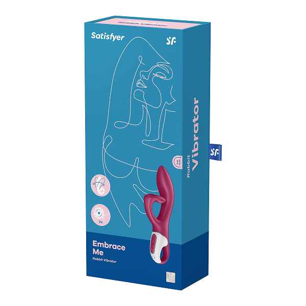 Satisfyer Embrace Me Rabbit Vibrator Berry with Dual Motors and Waterproof Design Default Title VIBRATORS-RABBIT