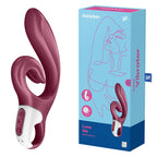 Satisfyer Love Me 22cm Rabbit Vibrator Red | Waterproof Silicone > Vibrators > Ladies > Rabbit