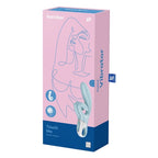 Satisfyer Touch Me Rabbit Vibrator Blue with Triple Motors and Waterproof Design Default Title > Vibrators > Ladies > Rabbit