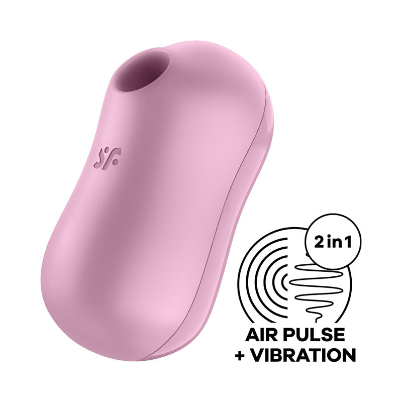 Satisfyer Cotton Candy Silicone Pressure Wave Vibrator > Sex Toys For Ladies > Air Pulsation