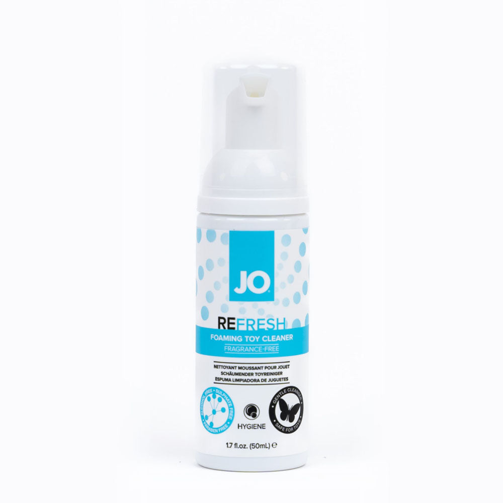 JO Refresh Foaming Toy Cleaner – Gentle Fragrance-Free Toy Cleaner 50 mL Bottle Default Title Toy Cleaners