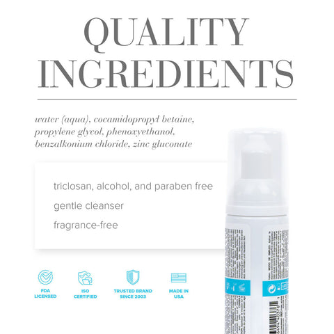 JO Refresh Foaming Toy Cleaner – Gentle Fragrance-Free Toy Cleaner 50 mL Bottle Toy Cleaners