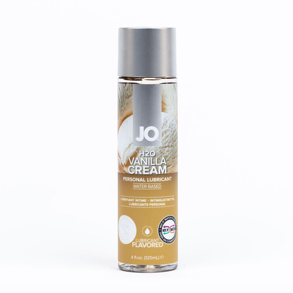 JO H2O Vanilla Cream (Vanilla) – Flavored Water-Based Lubricant 120 mL Bottle Default Title Flavoured Lube