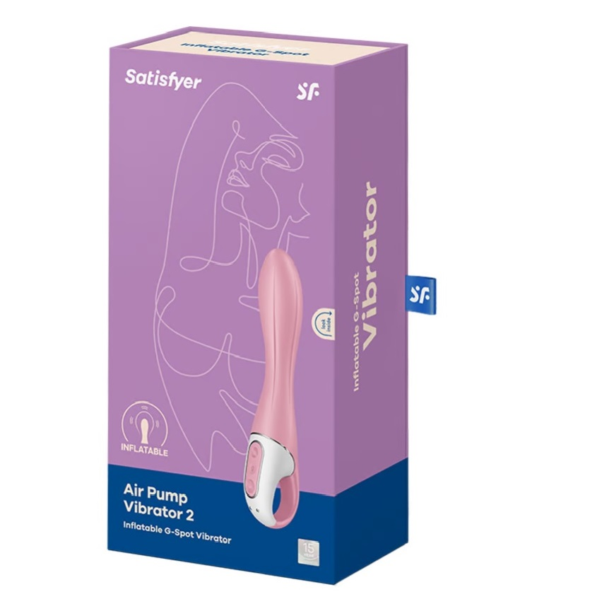 Satisfyer Air Pump Vibrator 2 – Inflatable Shaft Rechargeable Vibrator > Vibrators > Standard Vibrators