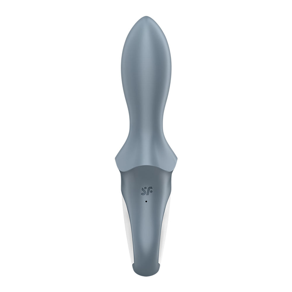 Satisfyer Air Pump Booty 1 Grey Inflatable Anal Vibrator 12 Vibes Butt Plugs - Vibrating