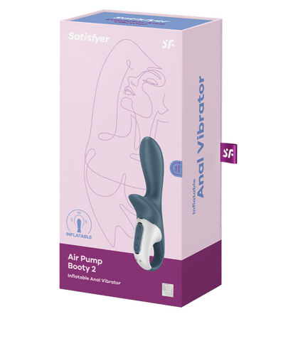 Satisfyer Air Pump Booty 2 Dark Grey Inflatable Anal Toy Default Title > Anal Range > Anal Inflatables