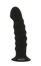 Malesation Olly Dildo Small Black Silicone 13.6 cm with Suction Cup and Storage Bag