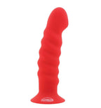 Malesation Olly Dildo Small Red Silicone with Suction Cup 13.6 cm Length