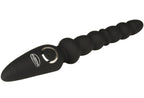 Malesation Vibro Anal Stick Black Silicone Flexible Waterproof with 7 Vibration Functions