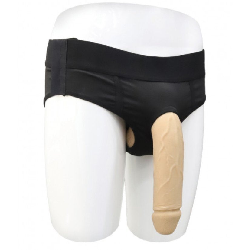 XX-Dreamstoys FTM Silicone Packer with Black Panty Size XL 22cm Length