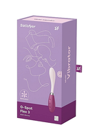 Satisfyer G-Spot Flex 3 Red Flexible Silicone Vibrator with 12 Vibration Modes and Dual Motors Default Title > Sex Toys For Ladies > G-Spot Vibrators