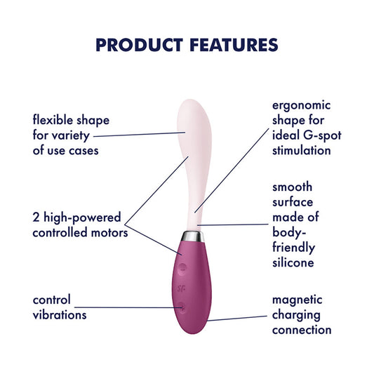 Satisfyer G-Spot Flex 3 -  USB Rechargeable Vibrator