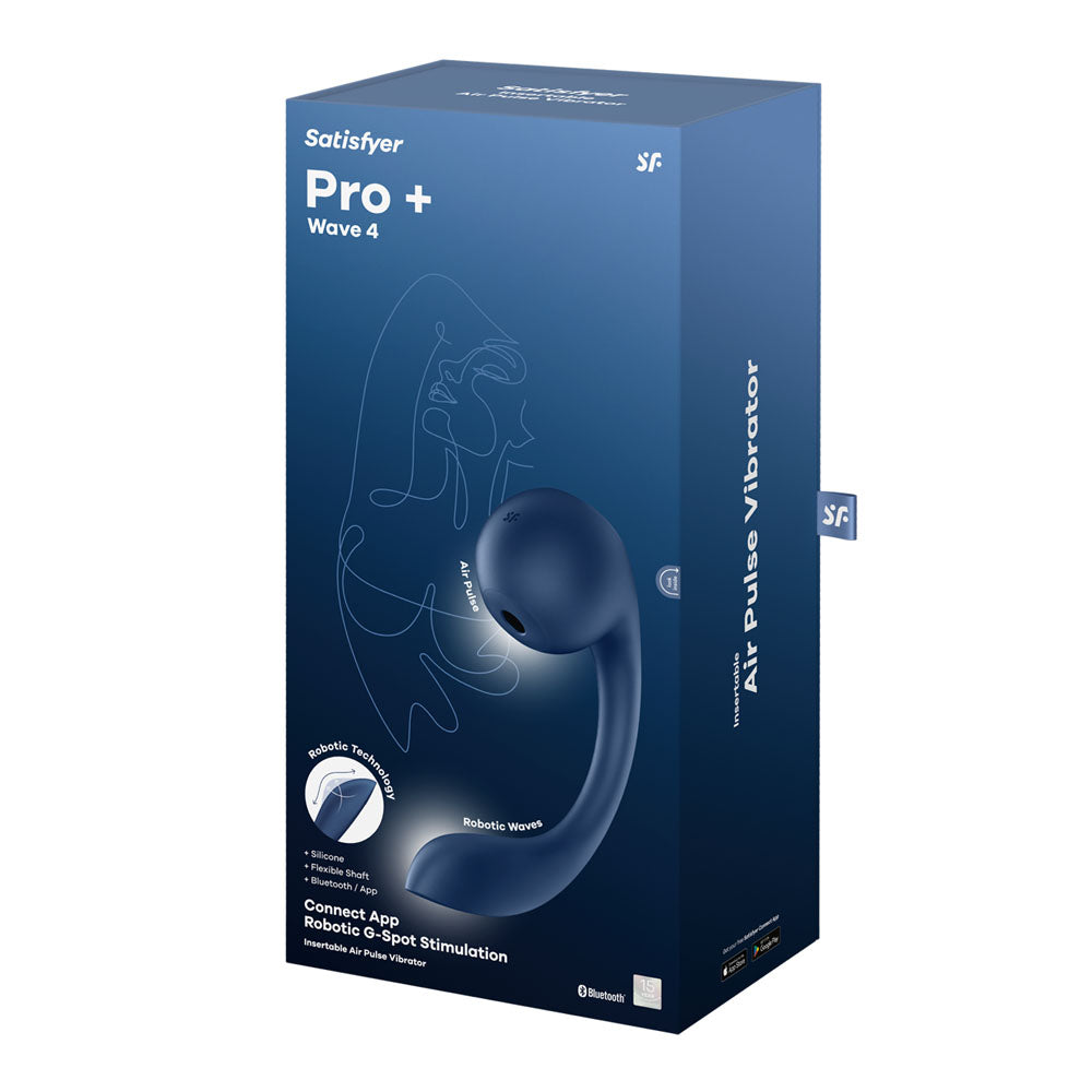 Satisfyer Pro+ Wave 4 -  Vibrator with Air Pulse Stimulation and App Control