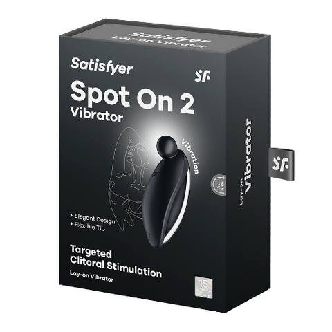 Satisfyer Spot On 2 for Targeted Clitoral Stimulation Black STIMULATORS