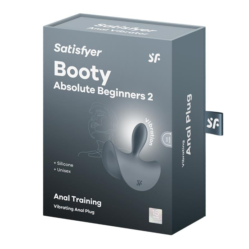 Satisfyer Booty Absolute Beginners 2 Vibrating Anal Plug For Beginners Silicone Unisex Default Title Butt Plugs