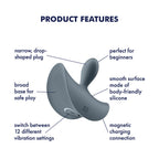 Satisfyer Booty Absolute Beginners 2 – Slim Silicone Vibrating Anal Plug 7 cm > Anal Range > Butt Plugs