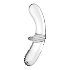 Satisfyer Double Crystal Borosilicate Glass Dildo – Temperature Play Sex Toy > Glass > Dildos