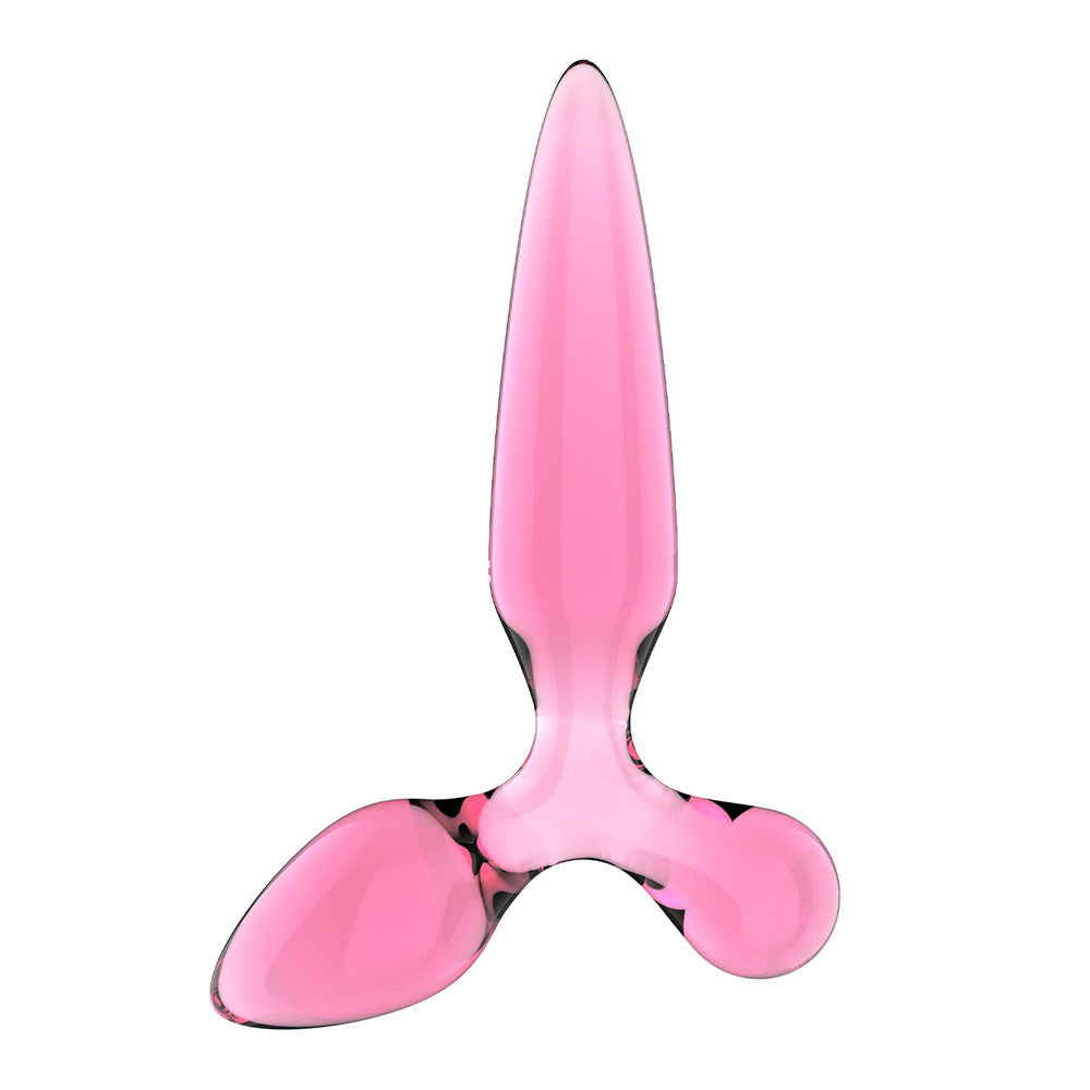 Satisfyer Triple Crystal 2 – Glass Dildo Pink > Glass > Dildos