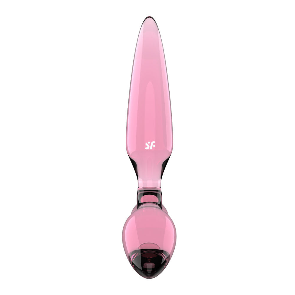 Satisfyer Triple Crystal 2 Pink – Glass Dildo > Glass > Dildos