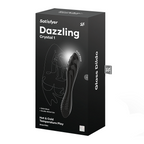 Satisfyer Dazzling Crystal 1 – 7.25 Inch Solid Borosilicate Glass Dildo Black > Glass > Dildos