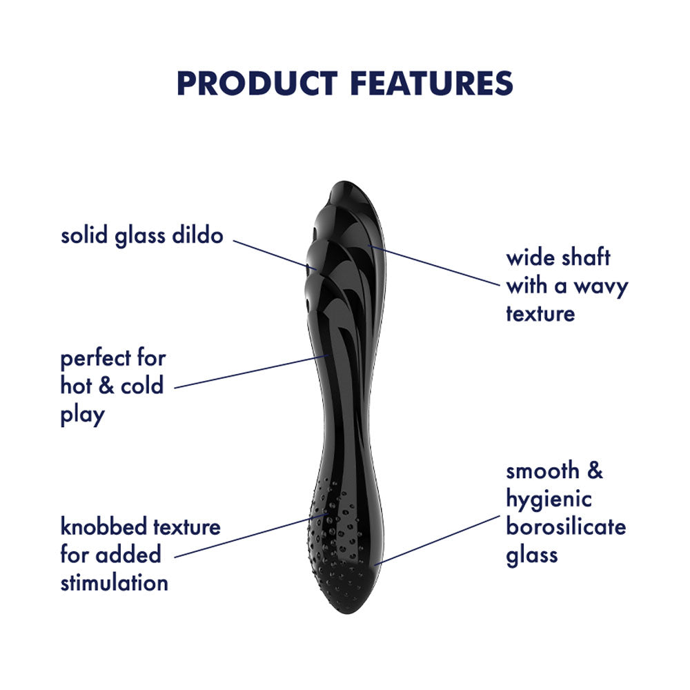 Satisfyer Dazzling Crystal 1 Borosilicate Glass Dildo > Glass > Dildos