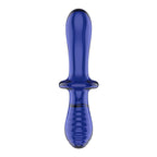 Satisfyer Double Crystal Borosilicate Glass Dildo – Temperature Play Sex Toy > Glass > Dildos