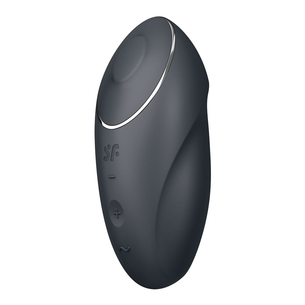 Satisfyer Tap & Climax 1 - Grey Lay-On Vibrator 8.6 Inch > Vibrators > Vibrating Pads