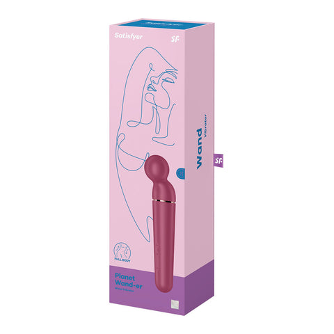 Satisfyer Planet Wand-er Berry Massager for Full-Body Use Electric Massager