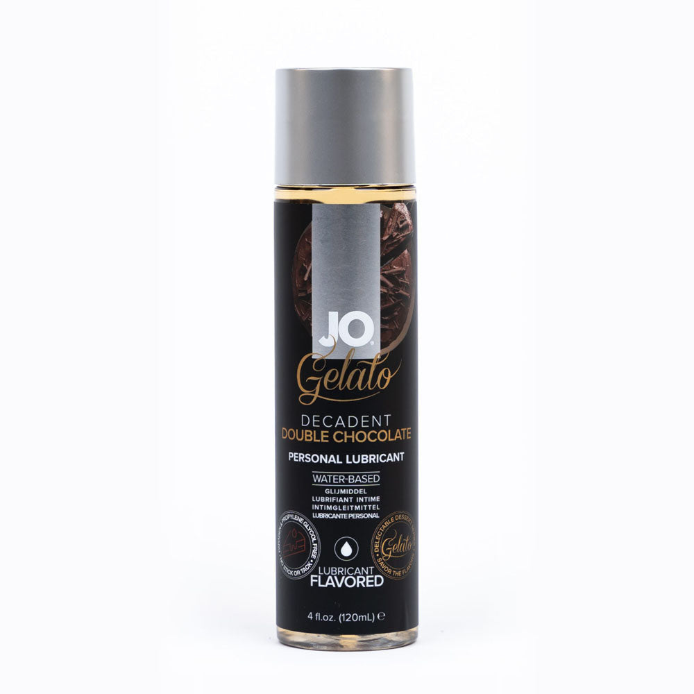 JO Gelato Decadent Double Chocolate (Chocolate) – Water-Based Flavored Lubricant 120 ml Bottle Default Title > Lube > Flavoured Main image