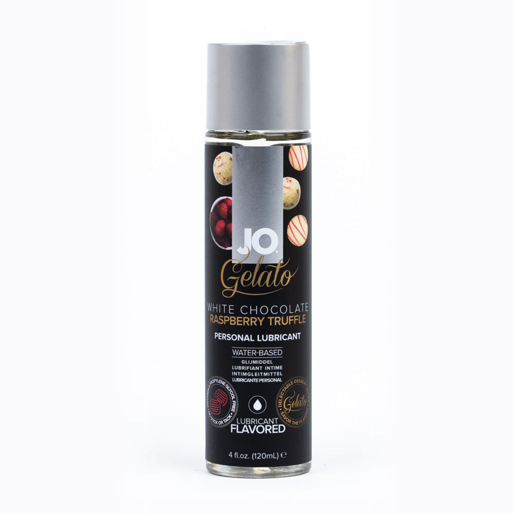 JO Gelato White Chocolate Raspberry (120 ml) – Flavored Water-Based Lubricant Default Title > Lube > Flavoured Main image