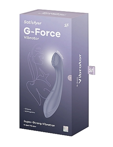 Satisfyer G-Force - Pink - Violet Vibrator 7.5 Inches Purple Vibrators - G Spot