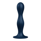 Satisfyer Double Ball-R Dildo 7 Inch Silicone Dual Pleasure Toy > Anal Range > Vibrating Butt Plugs