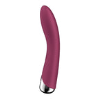 Satisfyer Spinning Vibe 1 Red G-Spot Vibrator 8.6 Inches > Sex Toys For Ladies > G-Spot Vibrators