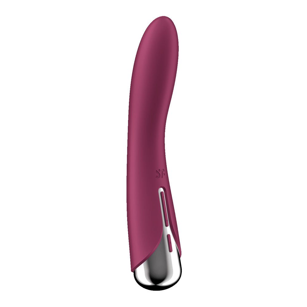 Satisfyer Spinning Vibe 1 Red G-Spot Vibrator 8.6 Inches > Sex Toys For Ladies > G-Spot Vibrators
