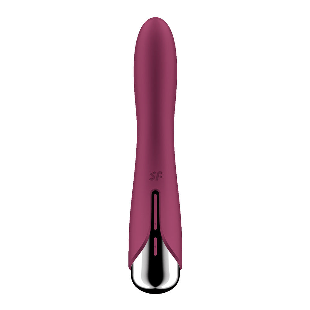 Satisfyer Spinning Vibe 1 Red G-Spot Vibrator 8.6 Inches > Sex Toys For Ladies > G-Spot Vibrators