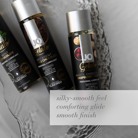 JO Gelato White Chocolate Raspberry (120 mL) – Flavored Water-Based Lubricant Flavoured Lube