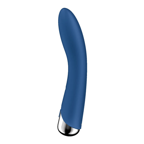 Satisfyer Spinning Vibe 1 Blue 17.8 cm USB Rotating Vibrator Vibrators