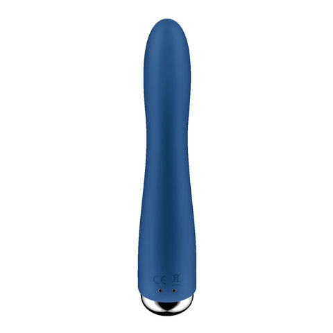 Satisfyer Spinning Vibe 1 Blue 17.8 cm USB Rotating Vibrator Vibrators