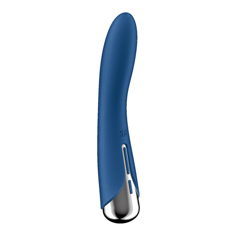 Satisfyer Spinning Vibe 1 Blue 17.8 cm USB Rotating Vibrator Vibrators