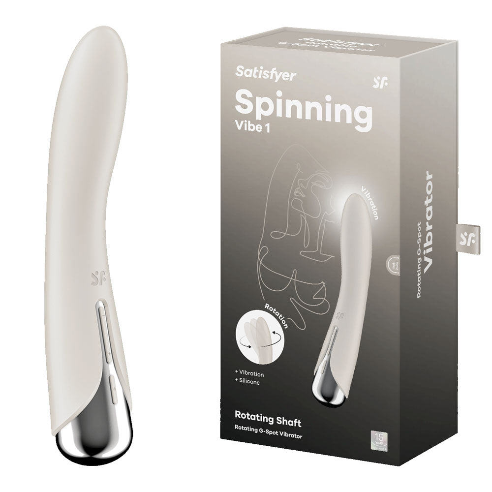 Satisfyer Spinning Vibe 1 Beige STIMULATORS