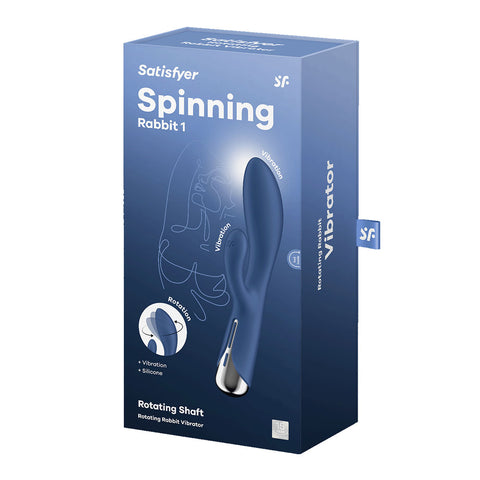 Satisfyer Spinning Rabbit 1 - Blue VIBRATORS-RABBIT