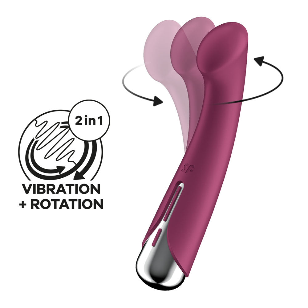 Satisfyer Spinning G-Spot 1 – Waterproof Rechargeable Spinning G-Spot Vibrator